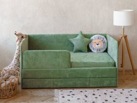 Диван-кровать Happy (зеленый) в Майском - majskij.mebel-nsk.ru | фото
