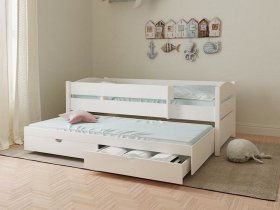 Кровать двухуровневая с ящиками «Лапландия» в Майском - majskij.mebel-nsk.ru | фото