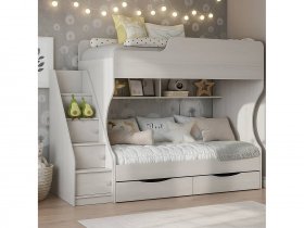 Кровать двухъярусная Каприз-22 КПР.22 в Майском - majskij.mebel-nsk.ru | фото