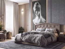 Кровать двуспальная 1,8м Верона-2 в Майском - majskij.mebel-nsk.ru | фото