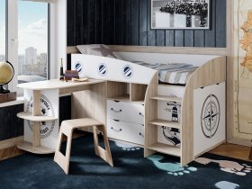 Кровать комбинированная «Немо» в Майском - majskij.mebel-nsk.ru | фото