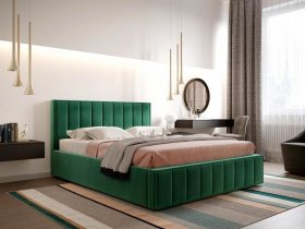 Кровать мягкая 1,4 Вена стандарт, вар.1 в Майском - majskij.mebel-nsk.ru | фото