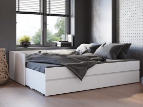 Кровать-трансформер Симпл КР-51 (белый) в Майском - majskij.mebel-nsk.ru | фото