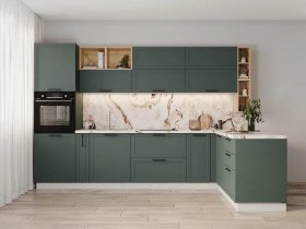Модульная кухня Перо 3,2м*1,6м (аверса) в Майском - majskij.mebel-nsk.ru | фото