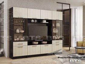 Модульная стенка Фиеста NEW (BTS) в Майском - majskij.mebel-nsk.ru | фото