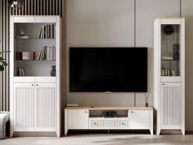 Модульная стенка Валенсия в Майском - majskij.mebel-nsk.ru | фото