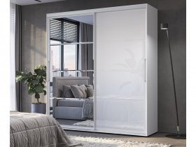 Шкаф-купе Крафт-6 2,0м (белый) в Майском - majskij.mebel-nsk.ru | фото