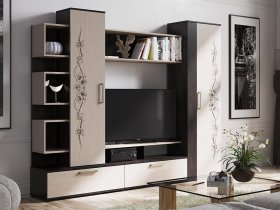 Стенка «Дакота» (венге/дуб молочный) в Майском - majskij.mebel-nsk.ru | фото